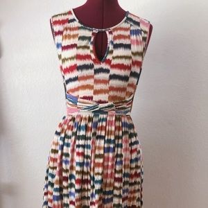 Anthropologie Maeve multicolor dress.